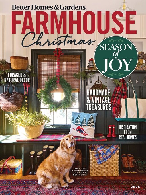 Cover image for Better Homes & Gardens Farmhouse Christmas